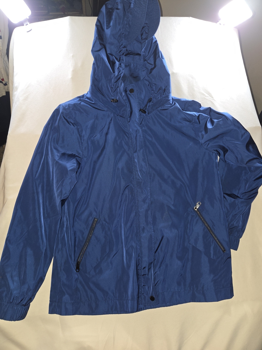NorthStyle Womens Hooded Rain Jacket - Royal Blue